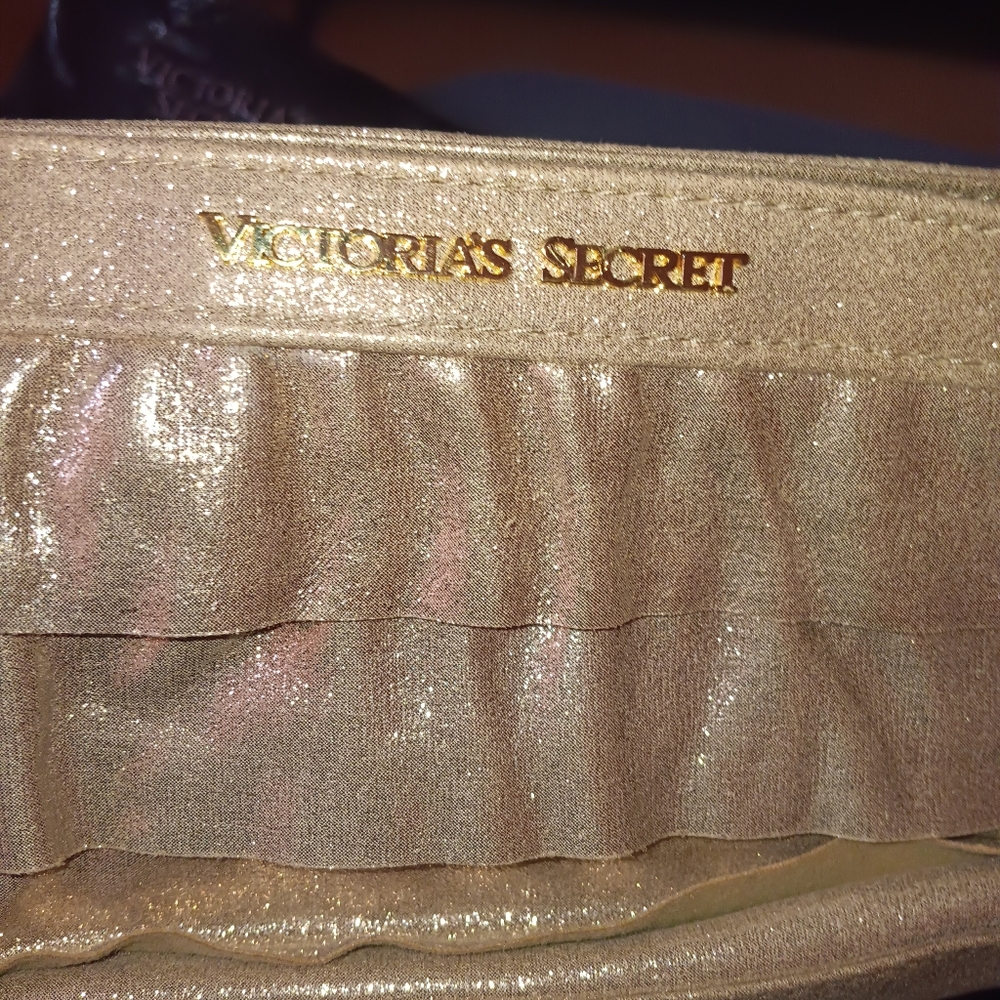 Victoria's Secret Gold toned Purse BNWT